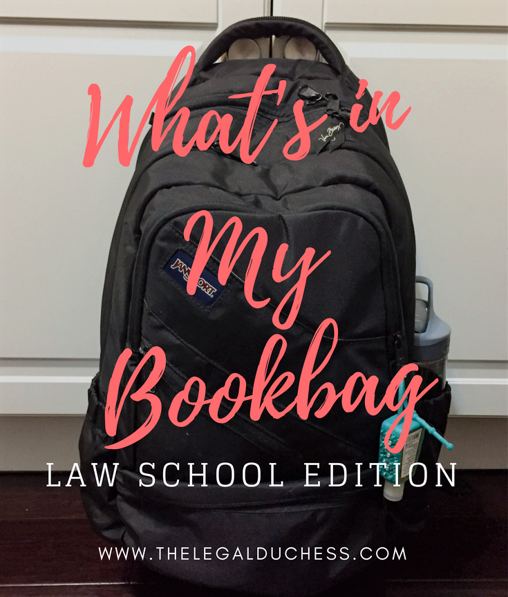 Law school book bag best sale